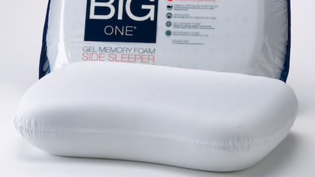 The Big One is extremely supportive for your neck, and is an ideal choice for side sleepers.